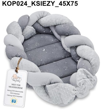 KOKON NIEMOWLĘCY GNIAZDO KOJEC 45X75 WZORY