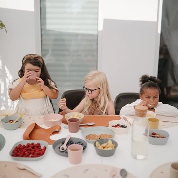 Sztućce dla dzieci MUSHIE Woodchuck