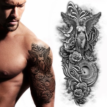 ВРЕМЕННЫЕ ТАТУ МИКС ТАТУ НАБОР ИЗ 5 ДИЗАЙНОВ МОЮЩИЕСЯ ВОДОЙ ТАТУ