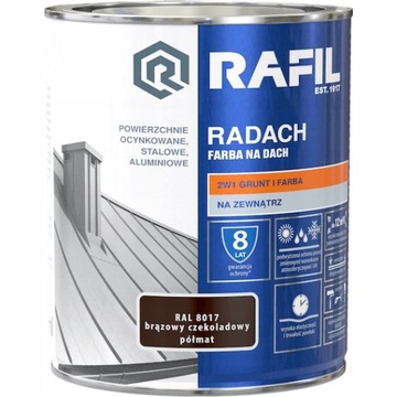 Rafil Radach brąz czekoladowy 5L RAL 8017