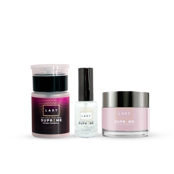 Zestaw do manicure tytanowego MILKY LILAC idealny do domu LART SUPREME