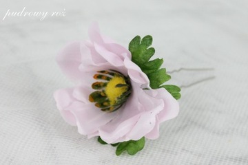 Заколка для волос с анемоном, свадебное украшение ЦВЕТ