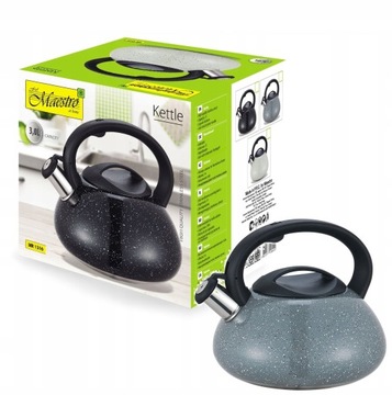 Неэлектрический чайник 3L Grey Maestro MR-1316