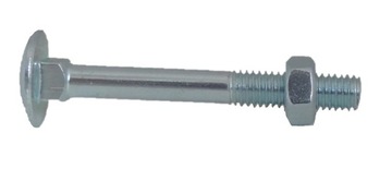 KOMPLET ŚRUBA ZAMKOWA M10x80 + NAKRĘTKA 50 kpl