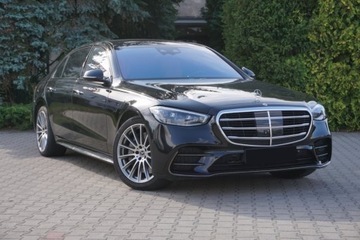 Mercedes Klasa S W223/V223 2022 Mercedes-Benz Klasa S S580, 4Matic, skretna os, panorama, kamera, FV23, zdjęcie 1