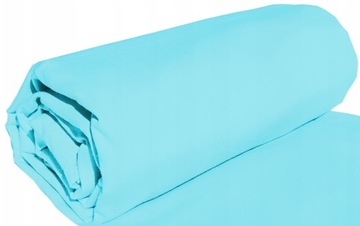 PRZEŚCIERADŁO JERSEY 60X120 TURKUSOWE BAWEŁNIANE