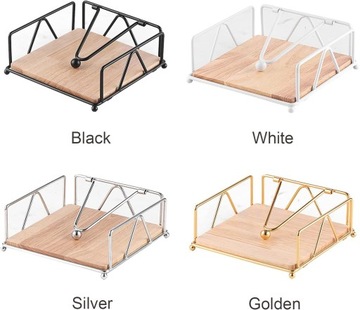 Подставка для салфеток, металлическая и деревянная вешалка для салфеток, кантри