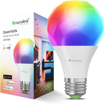 Умные лампы Nanoleaf Essentials RGB E27 Matter BT iOS Android