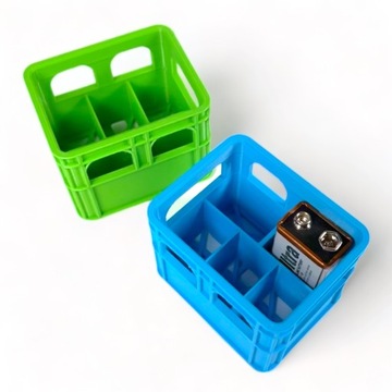 2 органайзера для батареек SET AA AAA BATTERIES коробочка-карандаш