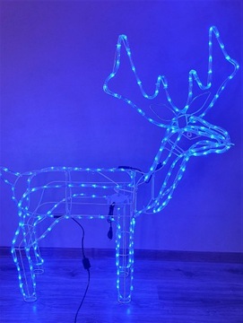 БОЛЬШОЙ СИНИЙ СВЕТОДИОД ДВИЖУЩЕЙСЯ ГОЛОВЫ ОЛЕНЯ