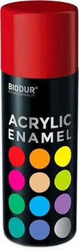FARBA W SPRAYU Emalia AKRYLOWA CZERWONA drogowy AEROZOL 400 ml
