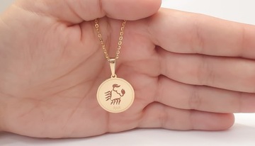 ZŁOTA 14K ZAWIESZKA ZNAK ZODIAKU RAK id Z1364