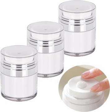 3 sztuki dozowników z pompką Airless 30 ml