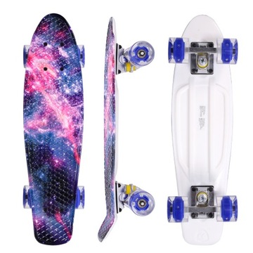 Deskorolka typu fiszka Pennyboard LED koła