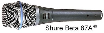 SHURE BETA 87 A mikrofon wokalny pojemnościowy
