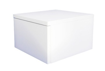 AVA Прикроватная тумбочка White GLOSS, подвесная, 30 см, маленькая