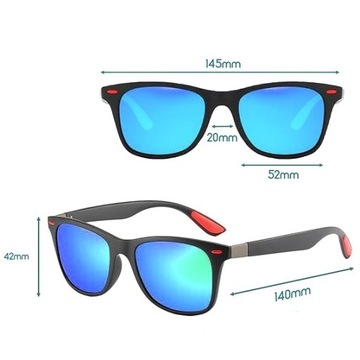 Spolaryzowane okulary przeciwsłoneczne Uniseks