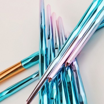 НАБОР кистей для макияжа 20 шт. радужные кисти для макияжа с синтетическим ворсом