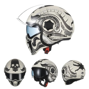 Modułowy kask motocyklowy Kask pełnotwarzowy Kask otwarty Kask męski DOT