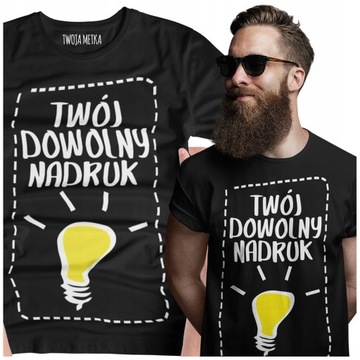 KOSZULKA T-SHIRT KOLOR Z TWOIM WŁASNYM NADRUKIEM