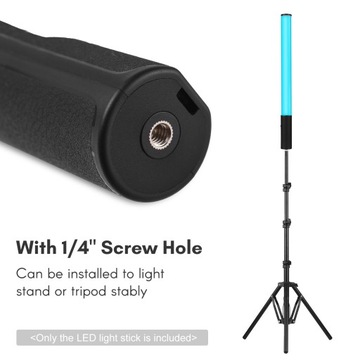 Ручная светодиодная лампочка Andoer W150RGB со светодиодной подсветкой Видео
