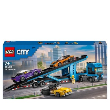 LEGO CITY 60408 LAWETA Z SAMOCHODAMI SPORTOWYMI