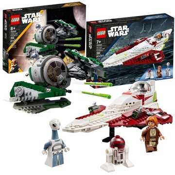 LEGO Star Wars 75360 Wojownik Jedi Yody + Samolot Jedi Obi-Wana 75333