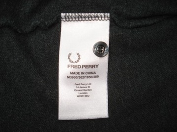 FRED PERRY SLIM-FIT Kapitalne Męskie Polo r S