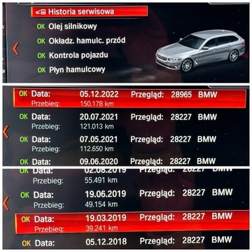 BMW Seria 5 G30-G31 Touring 520d 190KM 2018 BMW Seria 5 520d xDrive Adaptive Led Oś Skrętna Cena Brutto!, zdjęcie 28