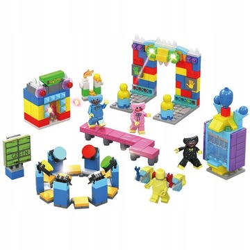 KLOCKI GRA FIGURKI POPPY PLAYTIME 4W1 DUŻY ZESTAW