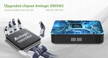 Tanix W2 Smart TV Box Android 11 4K BT5 AV1 S905W2