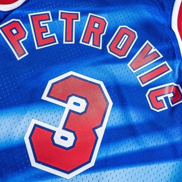 ФУТБОЛКА MITCHELL&NESS NBA SWINGMAN НЬЮ-ДЖЕРСИ НЕТС ДРАЗЕН ПЕТРОВИЧ