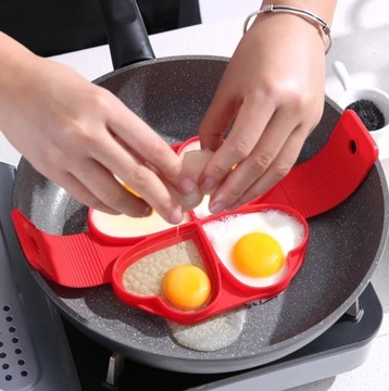 СИЛИКОНОВАЯ ФОРМА ДЛЯ ЯИЦ, БЛИНЧИКОВ, СЕРДЦЕ 780