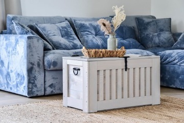 ECOSTYL ДЕРЕВЯННЫЙ ЯЩИК - СЕРЫЙ цвет, 140л