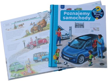 POZNAJEMY SAMOCHODY KSIĄŻKA Z OKIENKAMI WYDAWNICTWO SAM