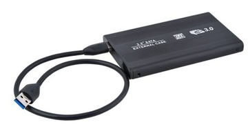 Корпус жесткого диска 2.5 USB 3.0 SATA черный * Работает быстрая передача данных через USB 3.0