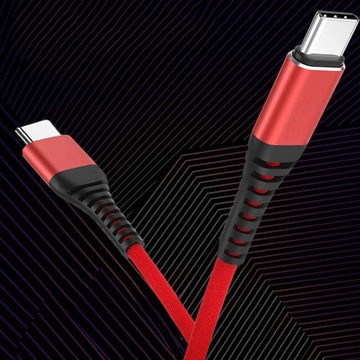 КАБЕЛЬ USB-C TYPE-C PD, 60 Вт, БЫСТРАЯ ЗАРЯДКА, 3 А, 2 м
