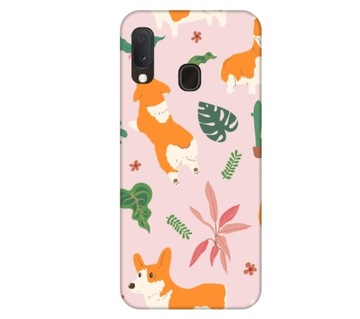 Etui pokrowiec do Samsung Galaxy A20e Corgi pies