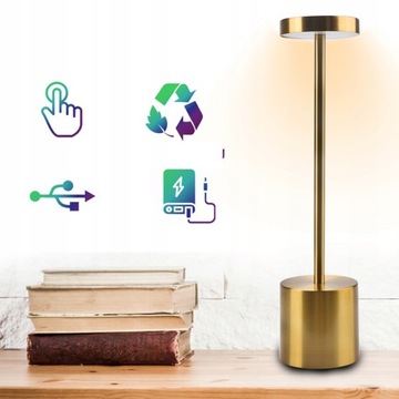 NASTAWNY LAMPKA NOCNA VINTAGE STEROWANIE DOTYKOWE