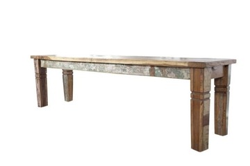 ŁAWKA 180 cm VINTAGE Drewno Lakierowane SPIRIT