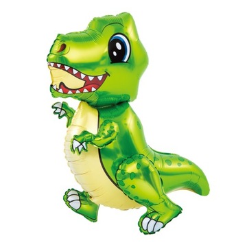 SUPER DUŻY BALON FOLIOWY DINOZAUR 3D TYRANOZAUR