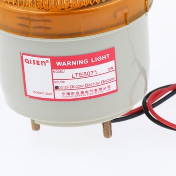 Lampy błyskowe 12 V / zawsze włączone światła ostrzegawcze, żółte, poziom