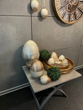 OZDOBA WIELKANOCNE JAJO WIELKANOCNE SZKLANA FIGURKA WIELKANOCNA