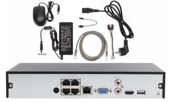 Rejestrator IP DAHUA NVR4104HS-P-EI 16Mpx wykrywanie twarzy SMD+ Quick Pick