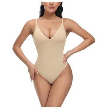 Damskie body Shapewear w kształcie litery T. Piękne, rozciągliwe koszulki na co dzień