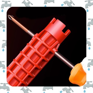 ТОРЦЕВОЙ КЛЮЧ ДЛЯ УСТАНОВКИ Смесителей для раковины, ВЫРАВНИВАНИЯ Смесителей 8-В-1