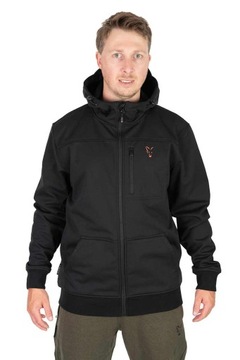 Fox Collection Soft Shell Jacket Black & Orange (rozmiar XL) - kurtka wędka