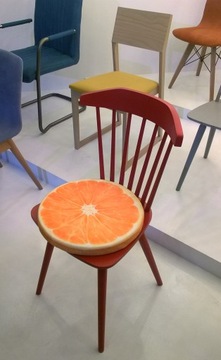 РИНГ подушка на стул, ОРАНЖЕВЫЙ