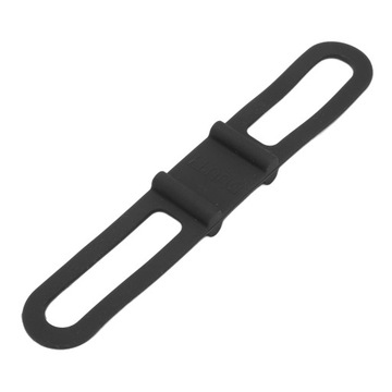 DUUTI 5 szt. Rowerowa opaska silikonowa Latarka rowerowa Uchwyt do montażu