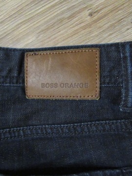 HUGO BOSS ORANGE męskie jeansy spodnie granat_ 31/34